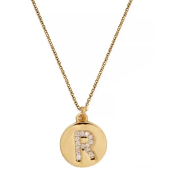 kate spade Jewelry Kate Spade Crystal Initial R Pendant